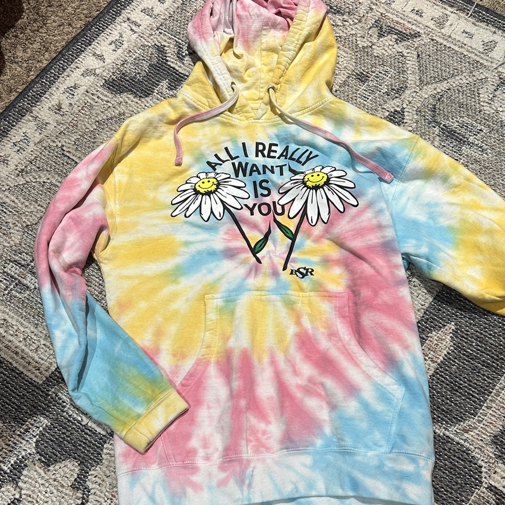 Colorful Daisy Graphic Hoodie